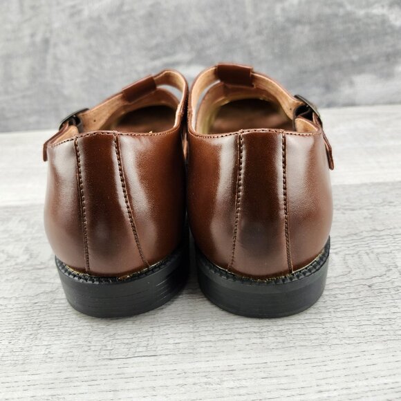 Stacey Adams Men Size 12M (EU45) Calderon Cognac  NIB main image 11